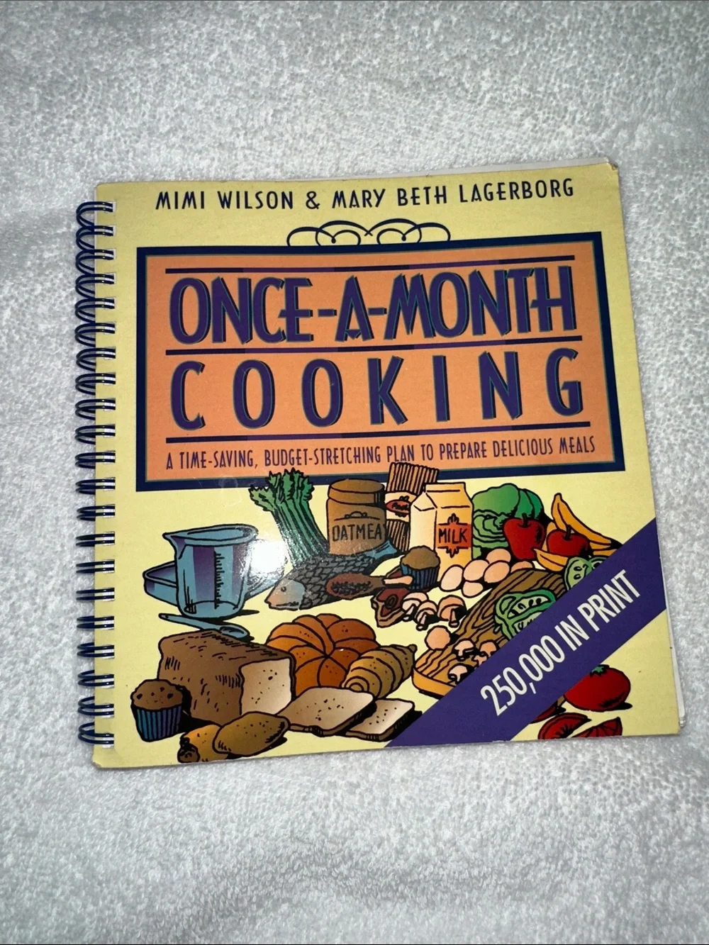 Once-A-Month Cooking Cookbook by - Yellow